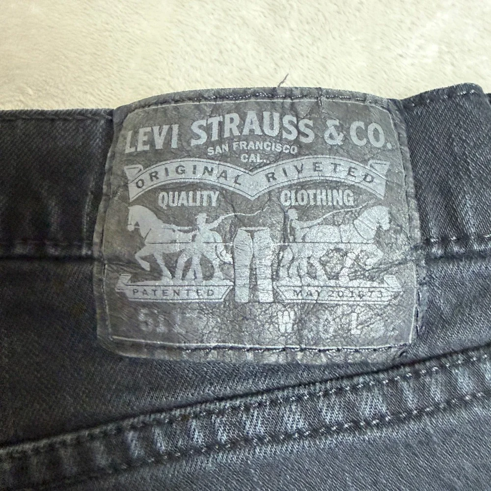 Levis 511 Jeans Mens 30x32 (Fit 31x30) Black Slim Stretch Streetwear Preppy EUC